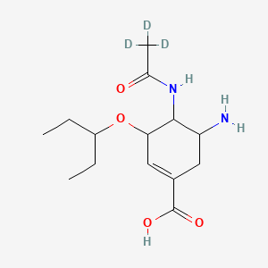 B596441 Oseltamivir-d3 Acid CAS No. 1219172-31-2