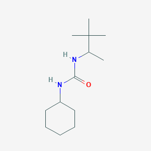 molecular formula C13H26N2O B5964539 N-cyclohexyl-N'-(1,2,2-trimethylpropyl)urea CAS No. 303092-39-9