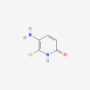molecular formula C5H5ClN2O B596456 5-氨基-6-氯吡啶-2-醇 CAS No. 1227581-42-1