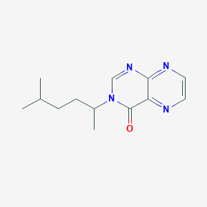 3-(1,4-dimethylpentyl)pteridin-4(3H)-one