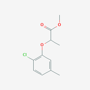 molecular formula C11H13ClO3 B5964625 methyl 2-(2-chloro-5-methylphenoxy)propanoate 
