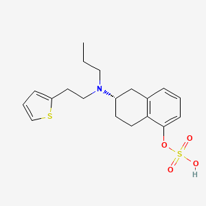 molecular formula C19H25NO4S2 B596467 Rotigotine Sulfate CAS No. 128478-69-3