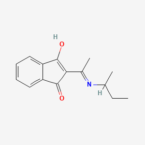 2-[1-(sec-butylamino)ethylidene]-1H-indene-1,3(2H)-dione