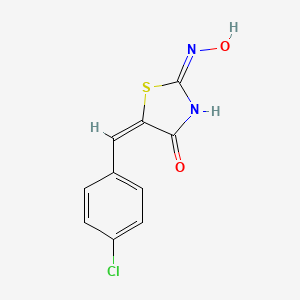 5-(4-chlorobenzylidene)-1,3-thiazolidine-2,4-dione 2-oxime