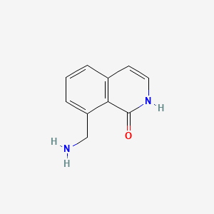 molecular formula C10H10N2O B596483 8-(Aminomethyl)isoquinolin-1(2h)-one CAS No. 1374651-98-5