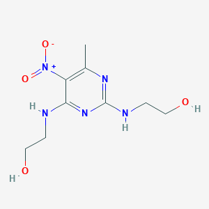 2,2'-[(6-methyl-5-nitro-2,4-pyrimidinediyl)diimino]diethanol