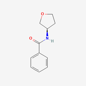 molecular formula C11H13NO2 B596490 (R)-N-(tetrahydrofuran-3-yl)benzamide CAS No. 152495-79-9