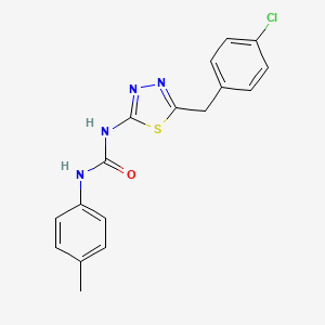 N-[5-(4-chlorobenzyl)-1,3,4-thiadiazol-2-yl]-N'-(4-methylphenyl)urea