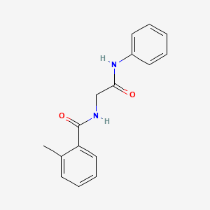 N-(2-anilino-2-oxoethyl)-2-methylbenzamide