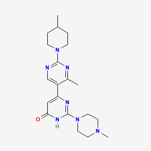 4'-methyl-2-(4-methyl-1-piperazinyl)-2'-(4-methyl-1-piperidinyl)-4,5'-bipyrimidin-6(1H)-one