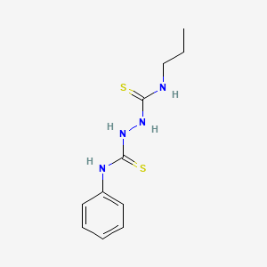 molecular formula C11H16N4S2 B5965161 N-phenyl-N'-propyl-1,2-hydrazinedicarbothioamide 