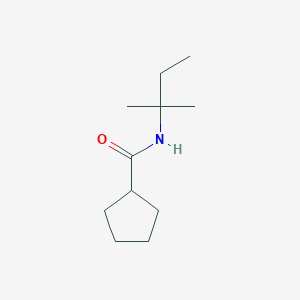 molecular formula C11H21NO B5965164 N-(1,1-dimethylpropyl)cyclopentanecarboxamide 