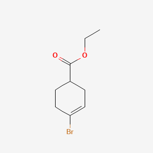 molecular formula C9H13BrO2 B596519 Ethyl 4-bromocyclohex-3-ene-1-carboxylate CAS No. 1365272-96-3