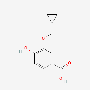 3-(Cyclopropylmethoxy)-4-hydroxybenzoic acid