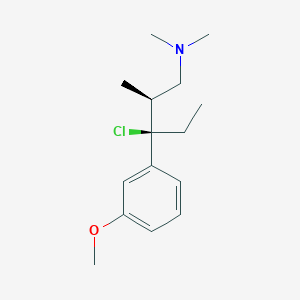 B596526 (2S,3R)-3-chloro-3-(3-methoxyphenyl)-N,N,2-trimethylpentan-1-amine CAS No. 175591-21-6