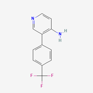 B596530 3-(4-(Trifluoromethyl)phenyl)pyridin-4-amine CAS No. 1261494-14-7