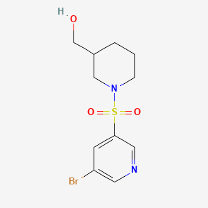 B596534 (1-(5-Bromopyridin-3-ylsulfonyl)piperidin-3-yl)methanol CAS No. 1305255-85-9