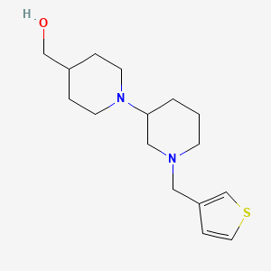 molecular formula C16H26N2OS B5965439 [1'-(3-thienylmethyl)-1,3'-bipiperidin-4-yl]methanol 