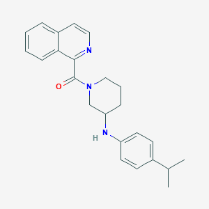 N-(4-isopropylphenyl)-1-(1-isoquinolinylcarbonyl)-3-piperidinamine