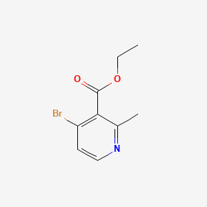 molecular formula C9H10BrNO2 B596566 Ethyl 4-bromo-2-methylnicotinate CAS No. 1256818-41-3