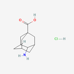 molecular formula C11H18ClNO2 B596606 4-Aminoadamantane-1-carboxylic acid hydrochloride CAS No. 1245645-93-5