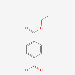 molecular formula C11H9O4- B596612 4-{[(Prop-2-en-1-yl)oxy]carbonyl}benzoate CAS No. 142650-66-6