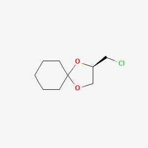 molecular formula C9H15ClO2 B596619 (R)-2-(Chloromethyl)-1,4-dioxaspiro[4.5]decane CAS No. 139892-53-8