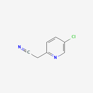 molecular formula C7H5ClN2 B596633 2-(5-Chloropyridin-2-yl)acetonitrile CAS No. 185315-51-9