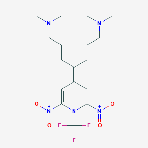 4-[2,6-dinitro-1-(trifluoromethyl)-4(1H)-pyridinylidene]-N,N,N',N'-tetramethyl-1,7-heptanediamine