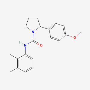 molecular formula C20H24N2O2 B5966387 N-(2,3-dimethylphenyl)-2-(4-methoxyphenyl)-1-pyrrolidinecarboxamide 