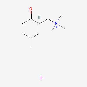 molecular formula C11H24INO B596643 2-乙酰-N,N,N,4-四甲基戊-1-铵碘 CAS No. 1069-62-1