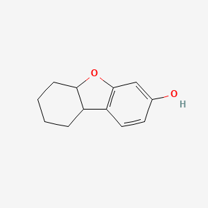 B596644 3-Dibenzofuranol, 5a,6,7,8,9,9a-hexahydro- CAS No. 104433-92-3