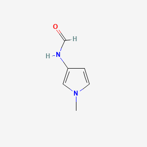 molecular formula C6H8N2O B596645 N-(1-Methyl-1H-pyrrol-3-yl)formamide CAS No. 195965-88-9