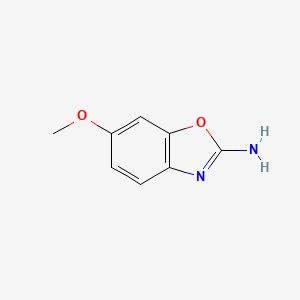 molecular formula C8H8N2O2 B596648 6-甲氧基苯并[D]恶唑-2-胺 CAS No. 13895-08-4