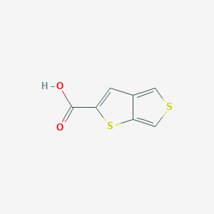 molecular formula C8H6O2S2 B596650 噻吩[3,4-b]噻吩-2-羧酸 CAS No. 14630-08-1