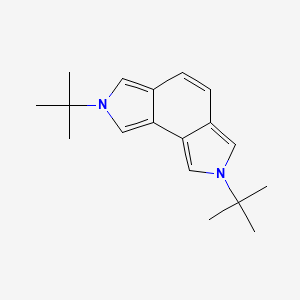 B596655 2,7-Di-tert-butyl-2,7-dihydropyrrolo[3,4-e]isoindole CAS No. 118644-07-8