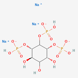 molecular formula C6H12Na3O15P3- B596662 D-肌醇-1,5,6-三磷酸（钠盐） CAS No. 120965-76-6