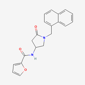 N-[1-(1-naphthylmethyl)-5-oxo-3-pyrrolidinyl]-2-furamide