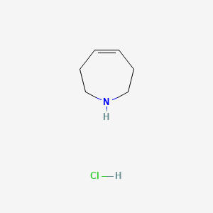 molecular formula C6H12ClN B596671 2,3,6,7-四氢-1H-氮杂环丙烷盐酸盐 CAS No. 1263282-12-7