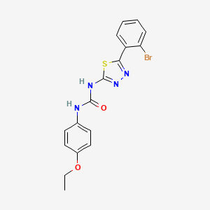 N-[5-(2-bromophenyl)-1,3,4-thiadiazol-2-yl]-N'-(4-ethoxyphenyl)urea