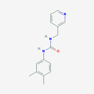 molecular formula C15H17N3O B5966843 N-(3,4-dimethylphenyl)-N'-(3-pyridinylmethyl)urea 