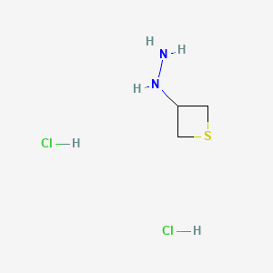 1-(Thietan-3-yl)hydrazine dihydrochloride