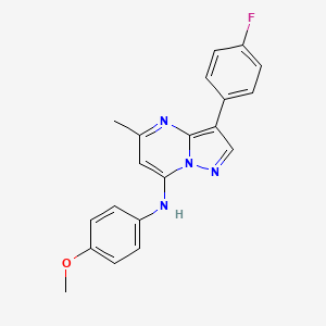 3-(4-fluorophenyl)-N-(4-methoxyphenyl)-5-methylpyrazolo[1,5-a]pyrimidin-7-amine