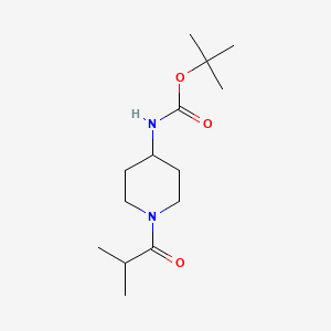 B596702 4-(N-BOC-Amino)-1-(isobutyryl)piperidine CAS No. 1286265-44-8