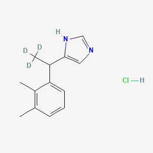molecular formula C13H17ClN2 B596705 盐酸美托咪定-d3 CAS No. 1246820-20-1