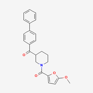 4-biphenylyl[1-(5-methoxy-2-furoyl)-3-piperidinyl]methanone