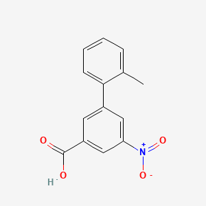 B596708 3-(2-Methylphenyl)-5-nitrobenzoic acid CAS No. 1261952-79-7