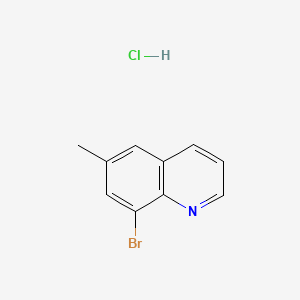 molecular formula C10H9BrClN B596709 8-溴-6-甲基喹啉盐酸盐 CAS No. 1255574-68-5