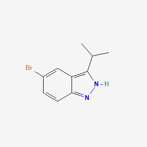 B596712 5-Bromo-3-isopropyl-1H-indazole CAS No. 1276075-40-1