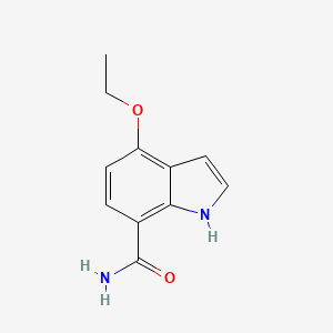B596717 4-Ethoxy-1H-indole-7-carboxamide CAS No. 1253792-52-7